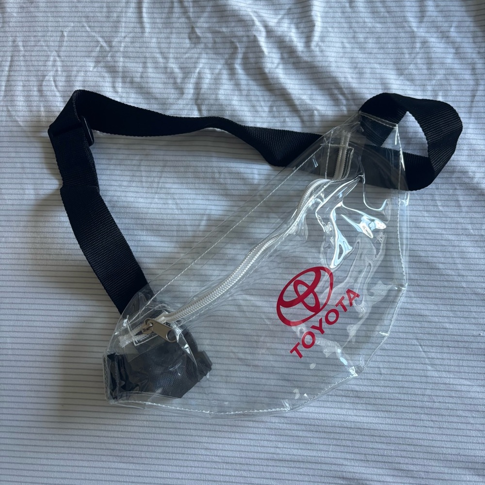 Toyota Clear Fanny Pack with Black Strap